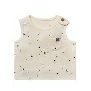 by Gerber Baby Neutral Organic Tank Top With Pocket, Sizes 0/3 Months - 24 Months